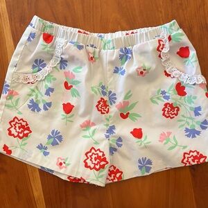 The Beaufort Bonnet Company Floral Lace Shorts